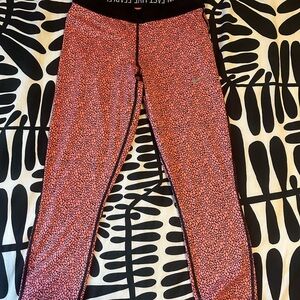 Nike Pink and Black Dri-FIT Leggings